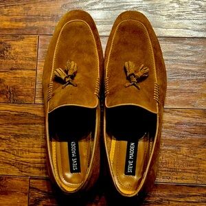 Steve Madden men’s suede dress tassel loafers — size 10, WORN ONCE